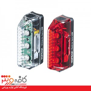 ست چراغ جلو و عقب شارژی و ضدآب دوچرخه برند تاپیک