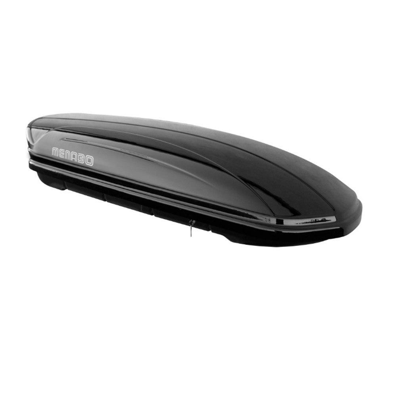 جعبه حمل بار سقفی مخصوص خودرو برند منابو مدل MANIA DUO 580 BLACK