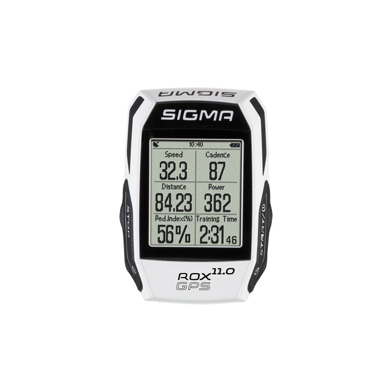 کیلومتر شمار بی سیم دوچرخه سیگما ROX 11 GPS رنگ سفید