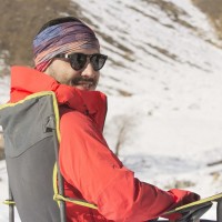 دستمال سر و گردن تیداسان مدل مرز پر گهر Teadasun
