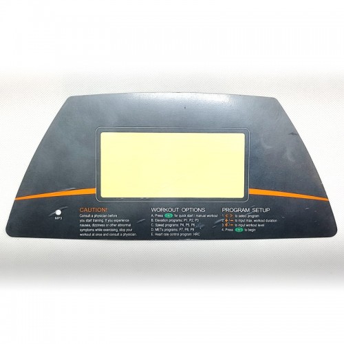 لیبل روی مانیتور تردمیل خانگی برند هلث استریم مدل T561